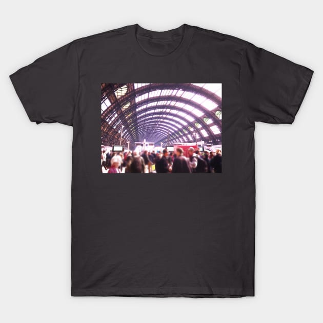 Italian Train Station T-Shirt by Tess Salazar Espinoza